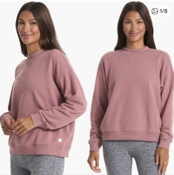 Vuori Women's Mauve Sweatshirt - Picture 1 of 5